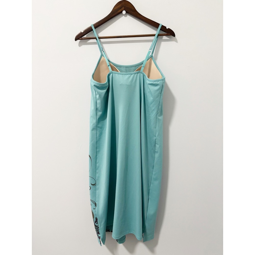 Athleta Shorebreak Swim Dress Womens XL Paisley Adjustable Strap Built-in Bra - Picture 6 of 11